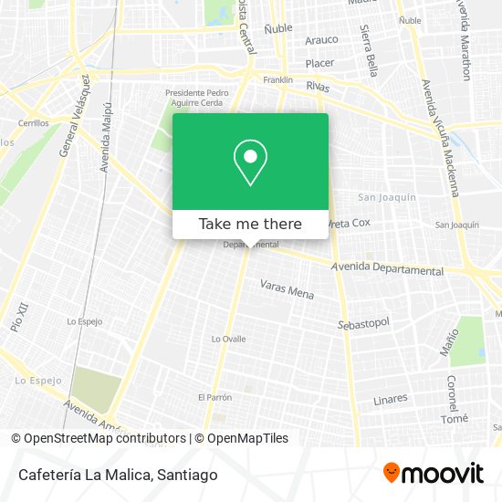 Cafetería La Malica map