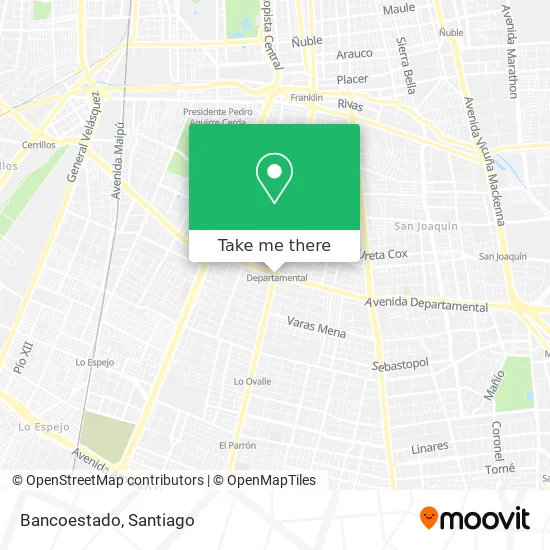 Bancoestado map