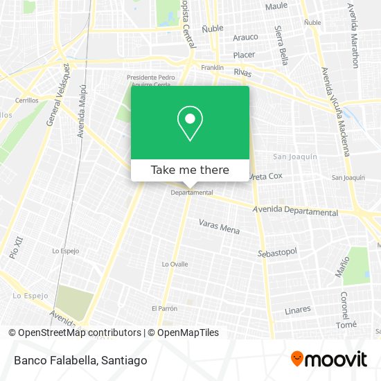 Banco Falabella map