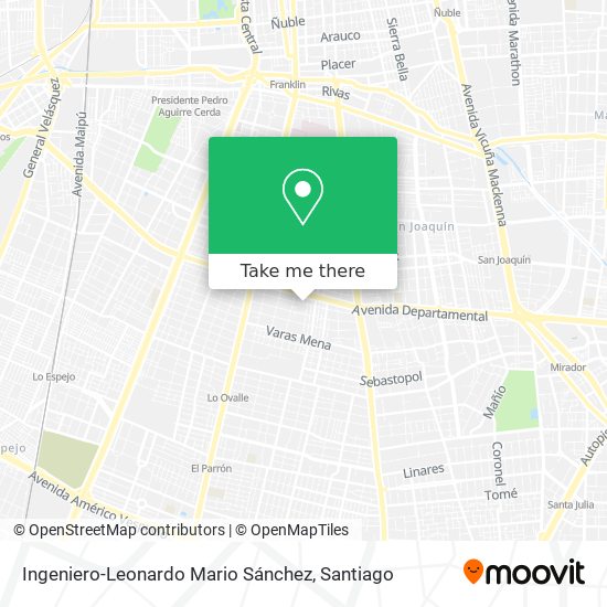 Ingeniero-Leonardo Mario Sánchez map