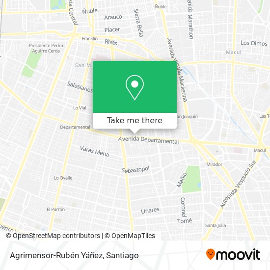 Agrimensor-Rubén Yáñez map