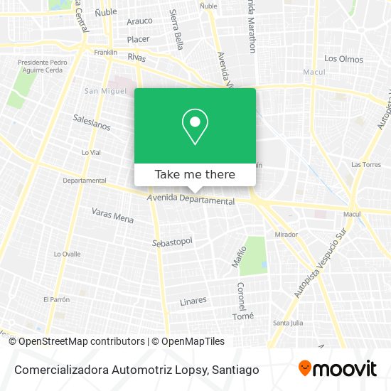 Comercializadora Automotriz Lopsy map