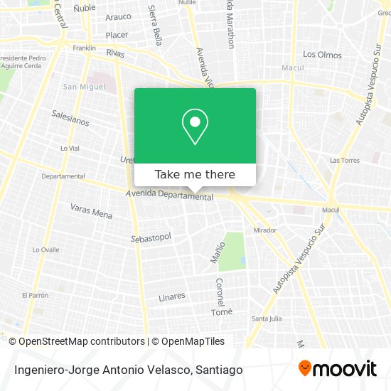 Ingeniero-Jorge Antonio Velasco map