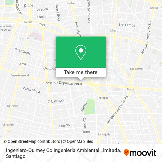 Ingeniero-Quimey Co Ingenieria Ambiental Limitada map