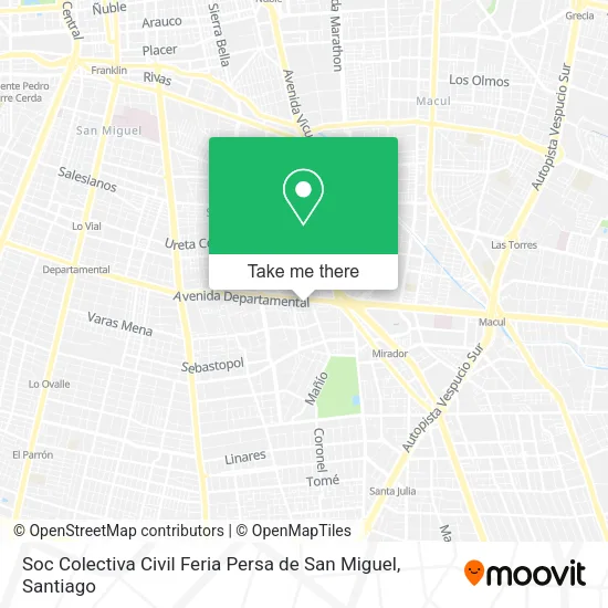 Soc Colectiva Civil Feria Persa de San Miguel map