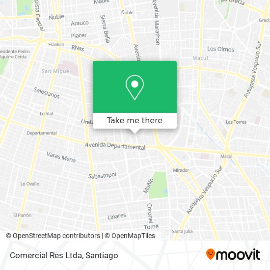 Comercial Res Ltda map