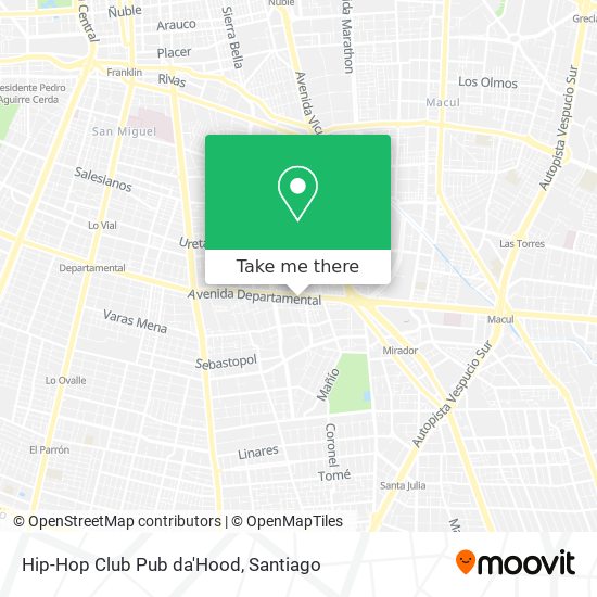 Hip-Hop Club Pub da'Hood map