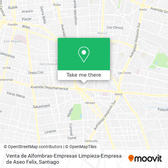 Venta de Alfombras-Empresas Limpieza-Empresa de Aseo Felix map