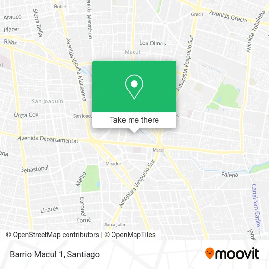 Barrio Macul 1 map