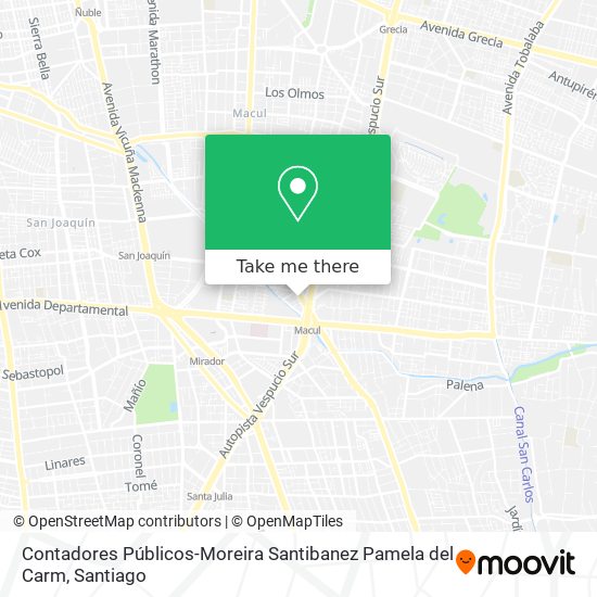 Contadores Públicos-Moreira Santibanez Pamela del Carm map