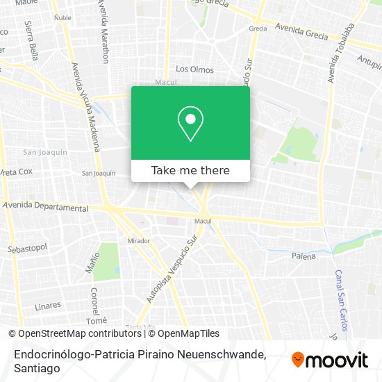 Endocrinólogo-Patricia Piraino Neuenschwande map
