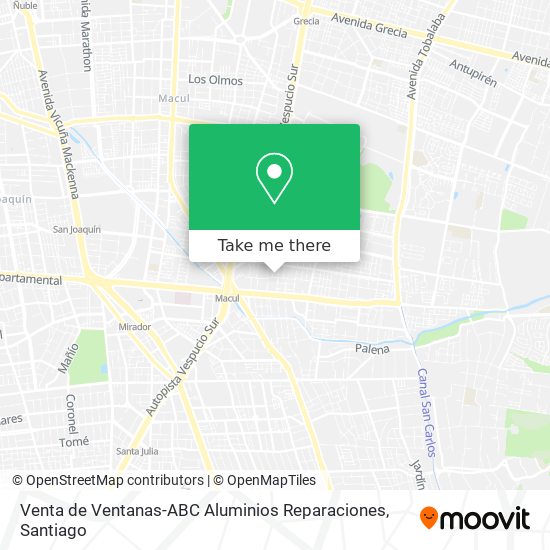 Venta de Ventanas-ABC Aluminios Reparaciones map