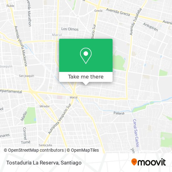 Tostaduría La Reserva map