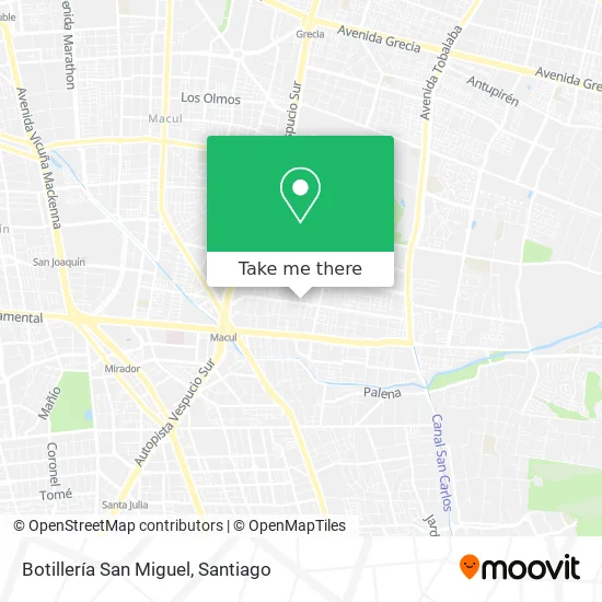 Botillería San Miguel map