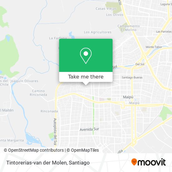 Tintorerias-van der Molen map