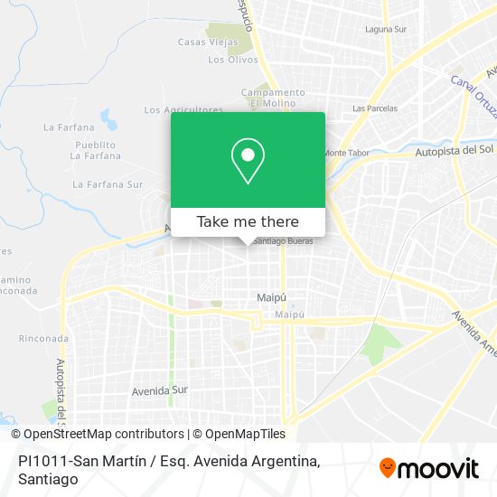 PI1011-San Martín / Esq. Avenida Argentina map
