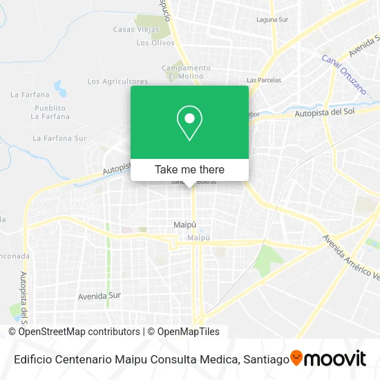 Edificio Centenario Maipu Consulta Medica map