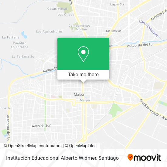 Institución Educacional Alberto Widmer map