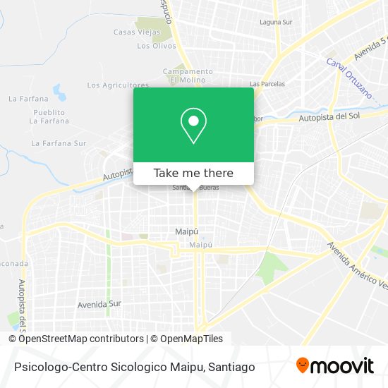 Psicologo-Centro Sicologico Maipu map