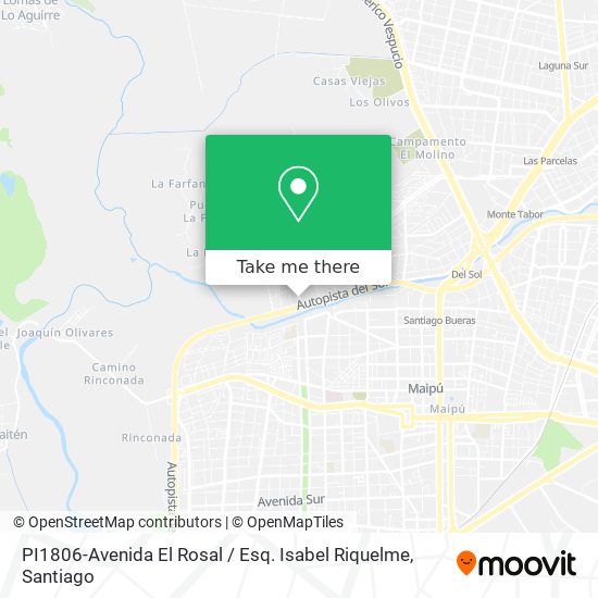 PI1806-Avenida El Rosal / Esq. Isabel Riquelme map