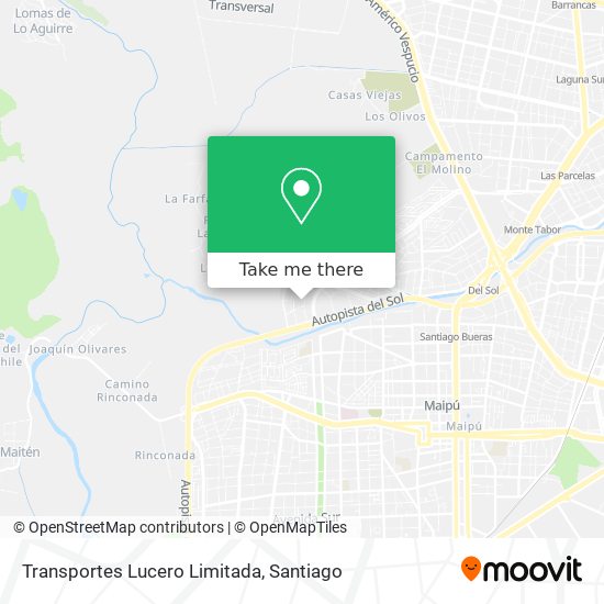 Transportes Lucero Limitada map