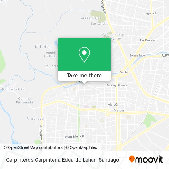 Mapa de Carpinteros-Carpinteria Eduardo Lefian