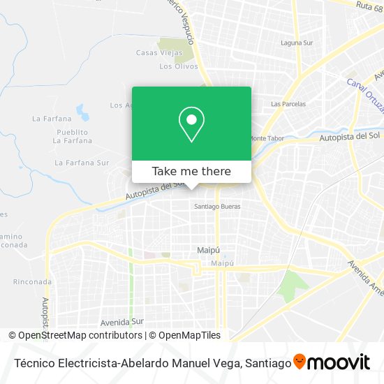 Mapa de Técnico Electricista-Abelardo Manuel Vega