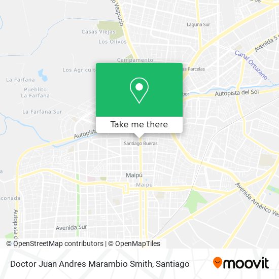 Mapa de Doctor Juan Andres Marambio Smith