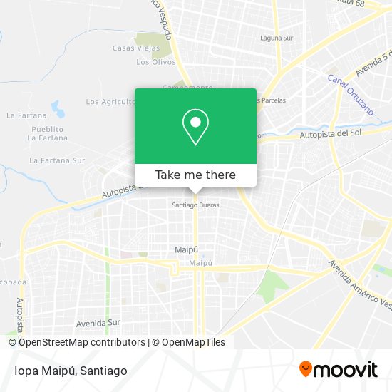 Mapa de Iopa Maipú