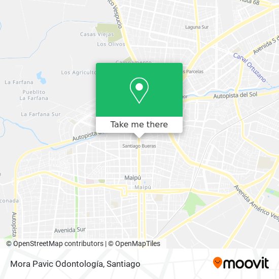 Mora Pavic Odontología map