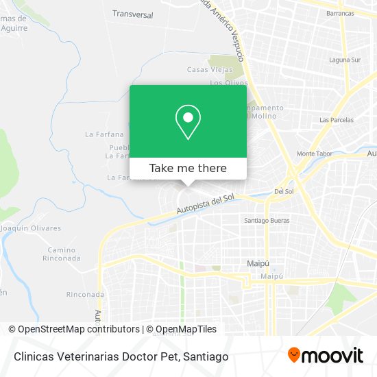 Clinicas Veterinarias Doctor Pet map