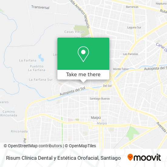 Risum Clínica Dental y Estética Orofacial map