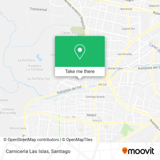 Carniceria Las Islas map