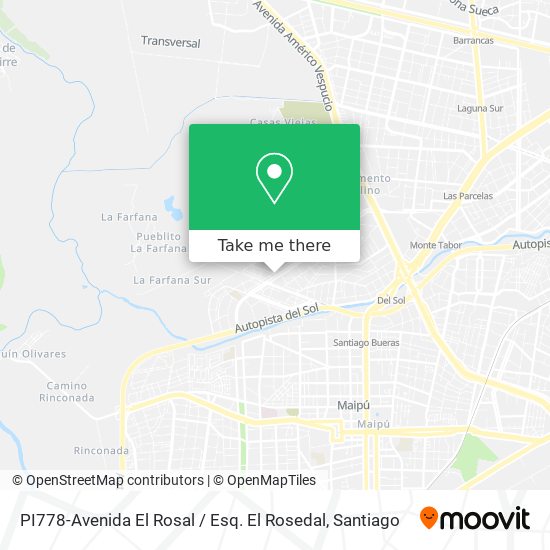 PI778-Avenida El Rosal / Esq. El Rosedal map