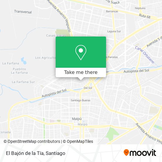 El Bajón de la Tía map