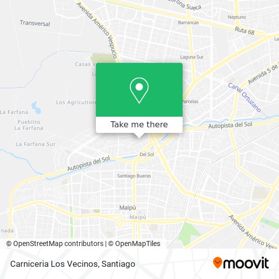 Mapa de Carniceria Los Vecinos