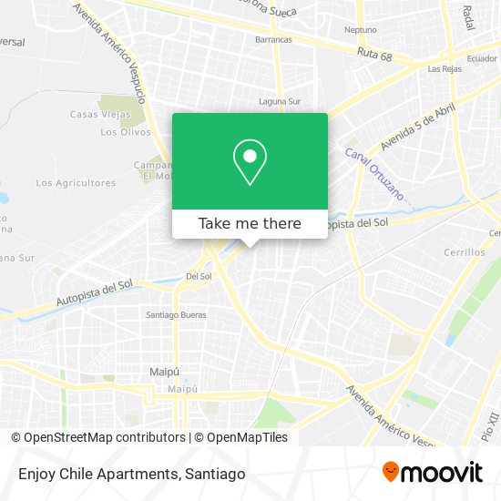 Mapa de Enjoy Chile Apartments