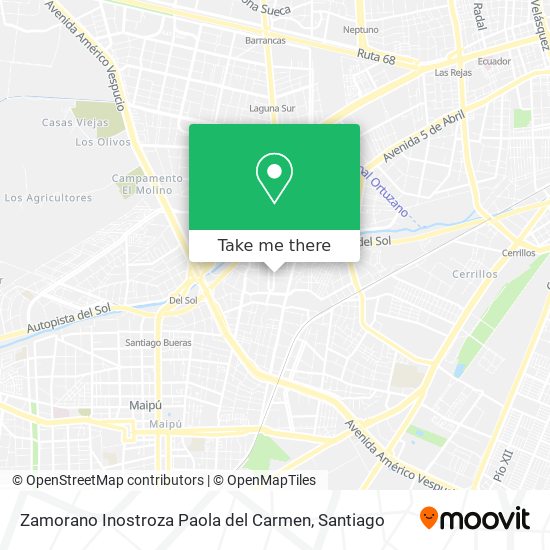 Zamorano Inostroza Paola del Carmen map