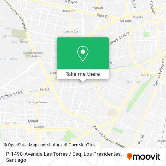 PI1498-Avenida Las Torres / Esq. Los Presidentes map