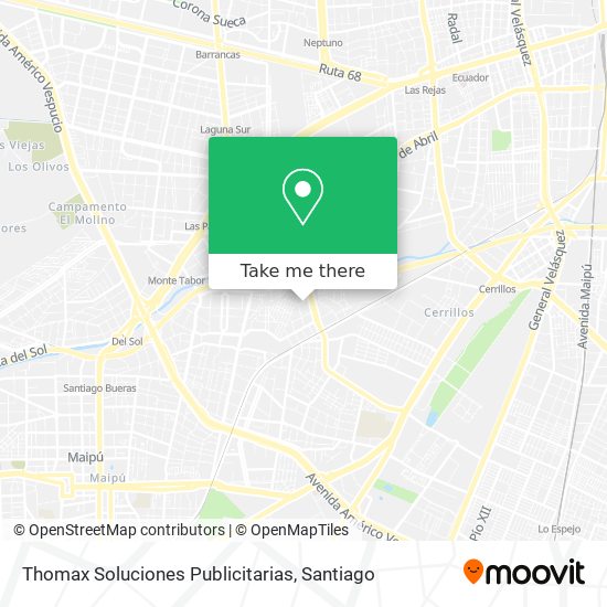 Mapa de Thomax Soluciones Publicitarias