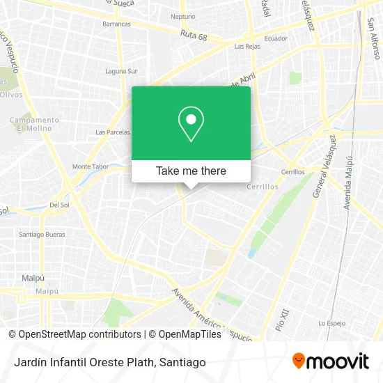 Jardín Infantil Oreste Plath map