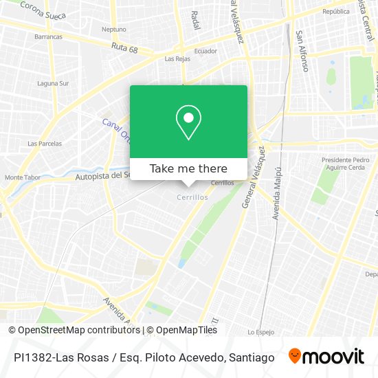 PI1382-Las Rosas / Esq. Piloto Acevedo map