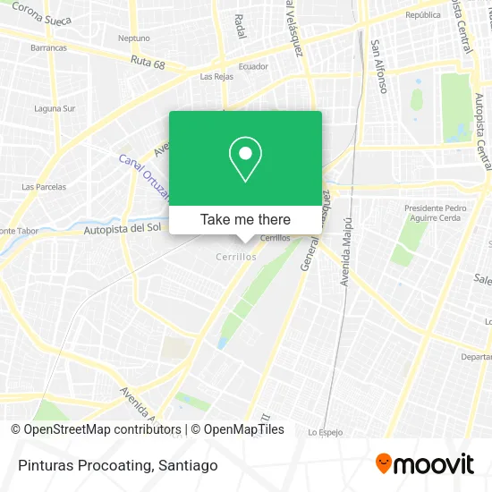 Pinturas Procoating map