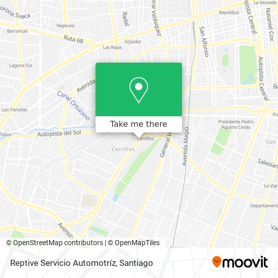 Reptive Servicio Automotríz map