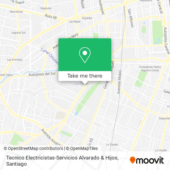 Tecnico Electricistas-Servicios Alvarado & Hijos map