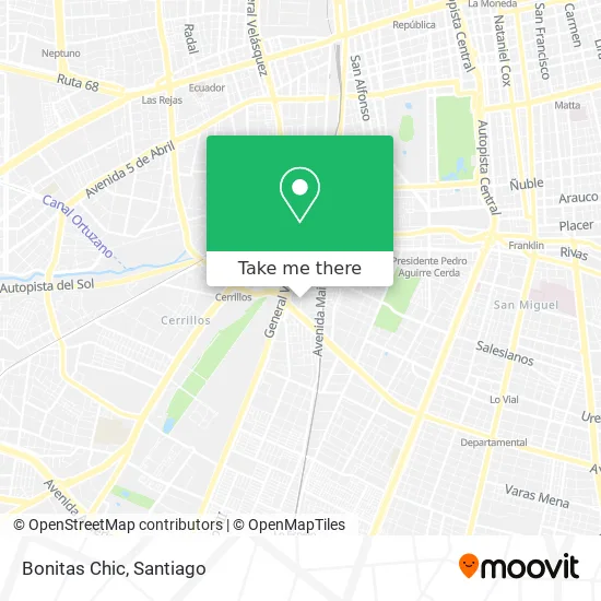 Bonitas Chic map