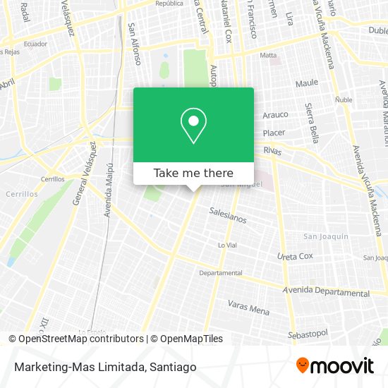 Marketing-Mas Limitada map