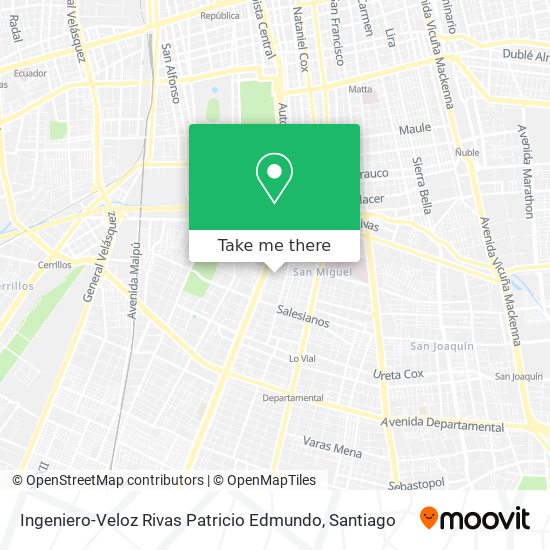 Ingeniero-Veloz Rivas Patricio Edmundo map