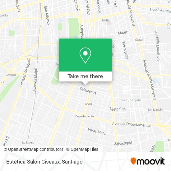 Estética-Salon Ciseaux map