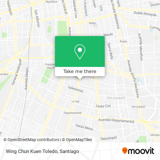 Wing Chun Kuen Toledo map